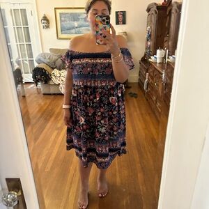 Midi off the shoulder dress size XXL